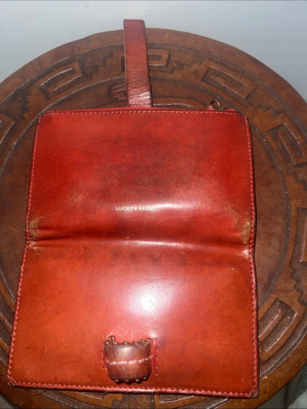 Rare Vintage Lucky Brand Leather Wallet